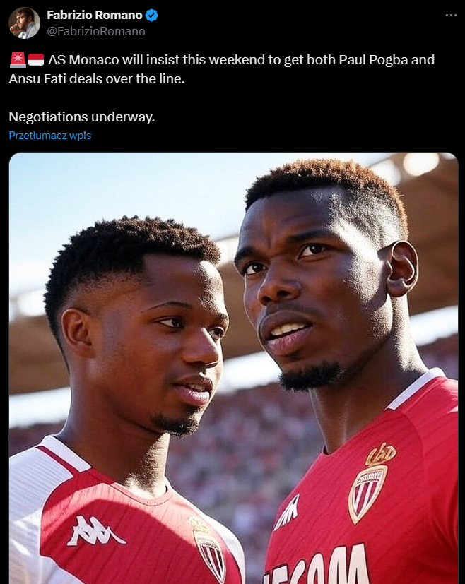 Paul Pogba FINALIZUJE TRANSFER do czołowej ligi świata!
